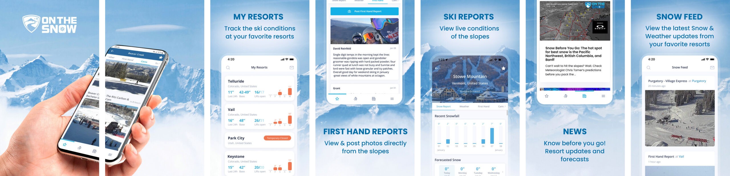 OnTheSnow Ski & Snow Report App