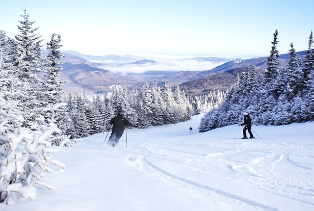 Лыжная трасса Wildcat Mountain.