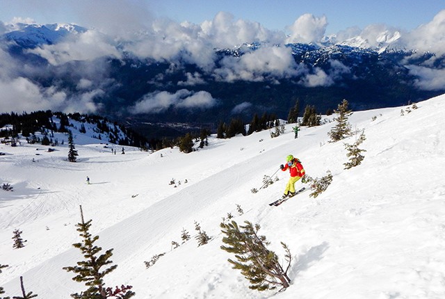 Whistler-Blackcomb spring skiing.