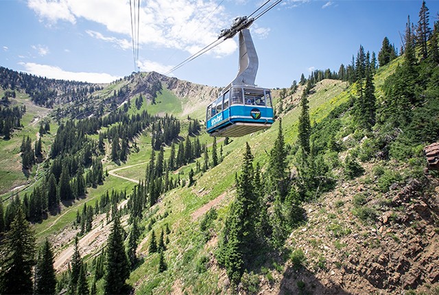 Snowbird Resort Utah, summer, tram.