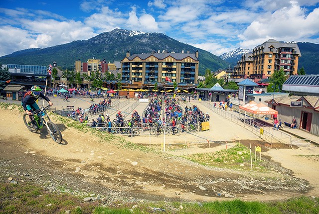 Whistler Canada, mountain biking, summer.